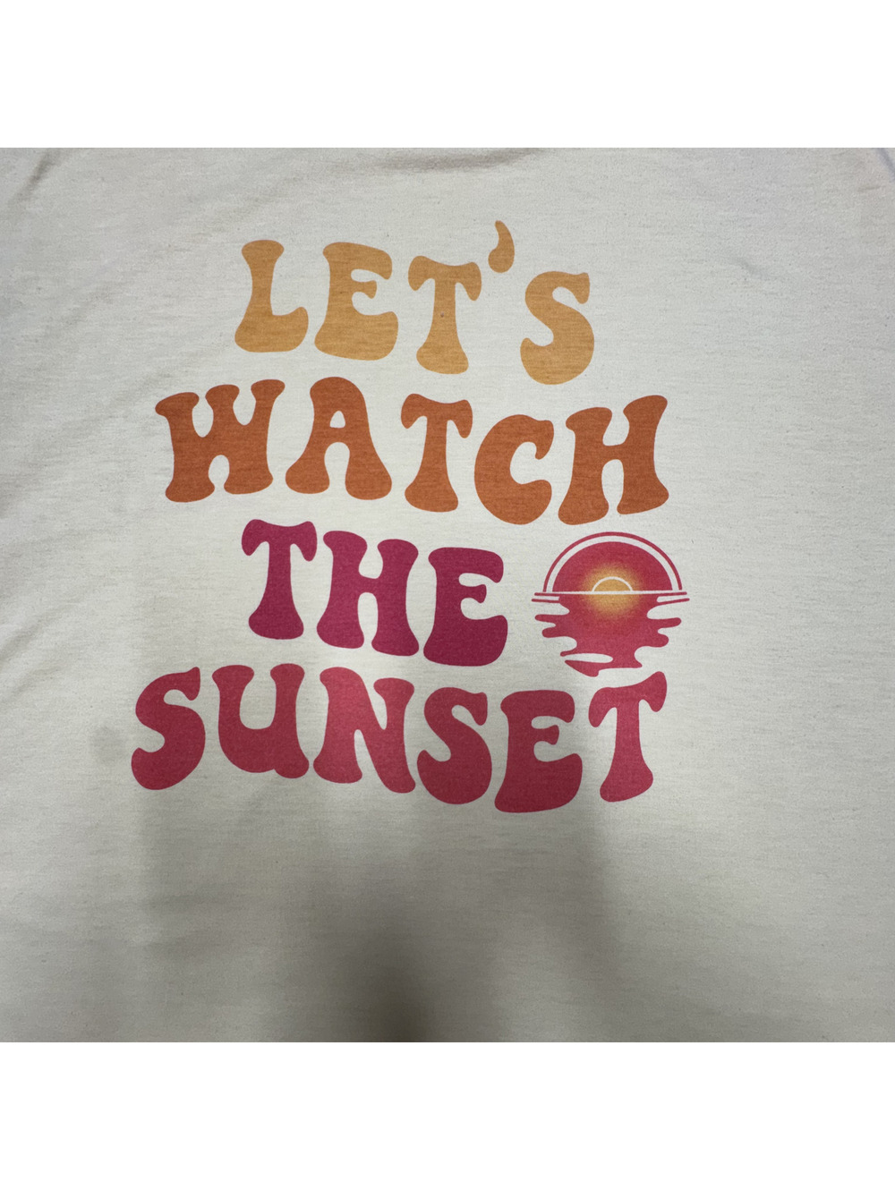 Shein Curve Women's Graphic Tee Stretch Sunset Graphic 0XL Yellow Retro - Picture 6 of 8